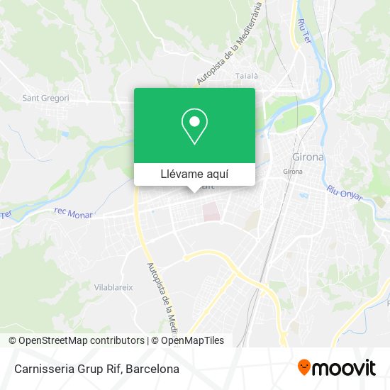 Mapa Carnisseria Grup Rif