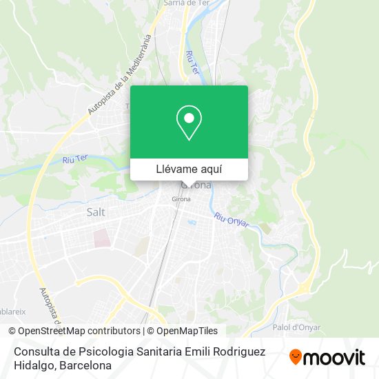 Mapa Consulta de Psicologia Sanitaria Emili Rodriguez Hidalgo