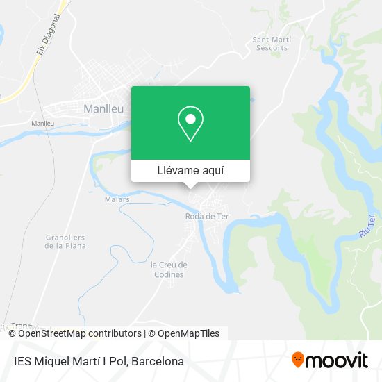Mapa IES Miquel Martí I Pol