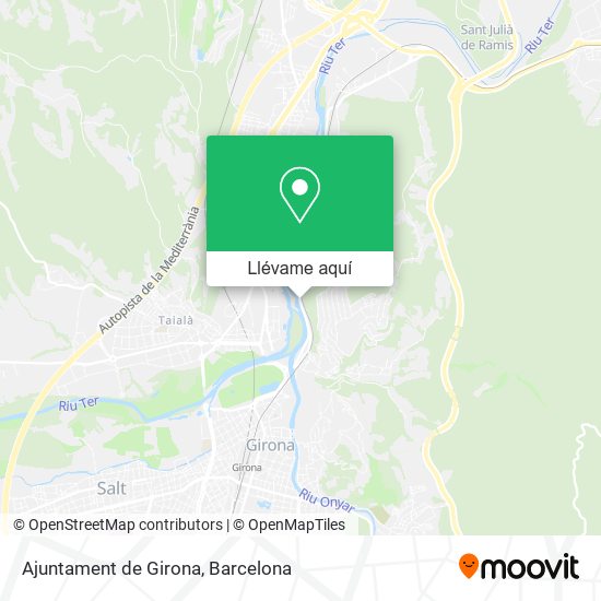 Mapa Ajuntament de Girona