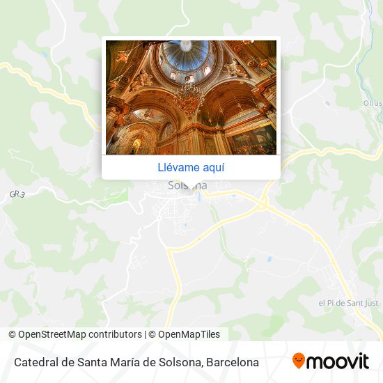 Mapa Catedral de Santa María de Solsona