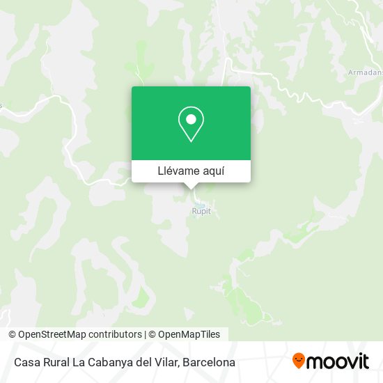 Mapa Casa Rural La Cabanya del Vilar