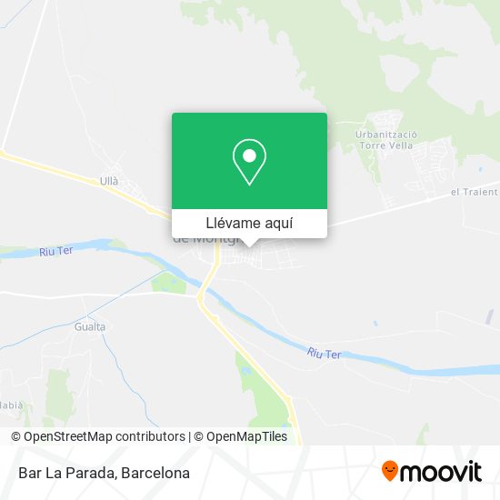 Mapa Bar La Parada