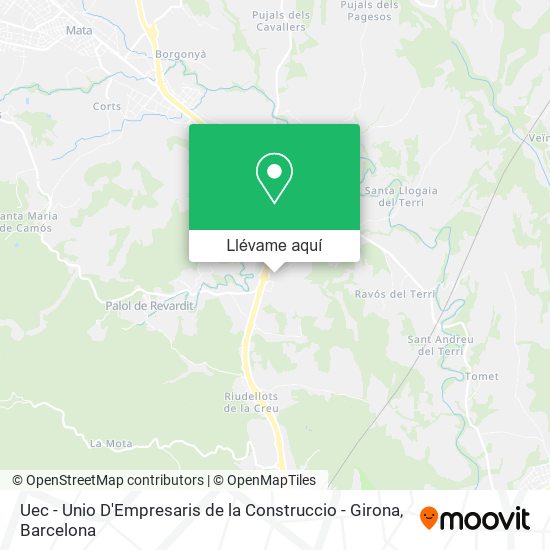 Mapa Uec - Unio D'Empresaris de la Construccio - Girona