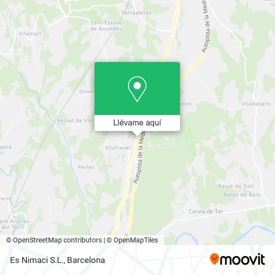 Mapa Es Nimaci S.L.