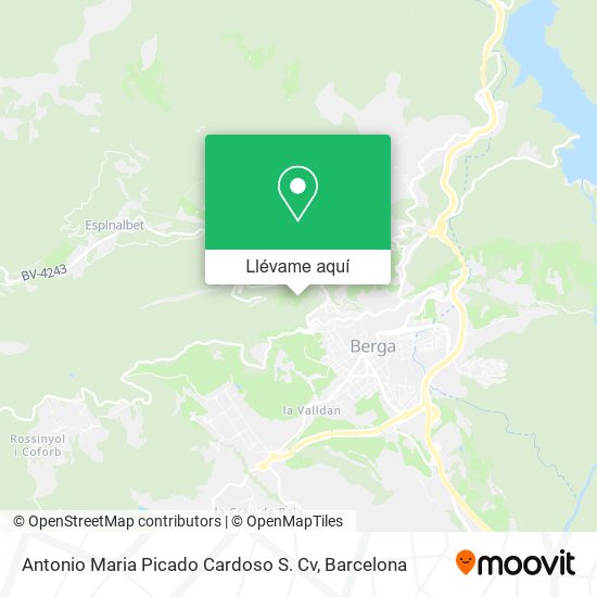 Mapa Antonio Maria Picado Cardoso S. Cv