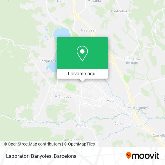 Mapa Laboratori Banyoles