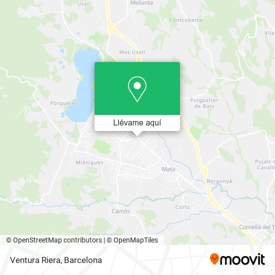 Mapa Ventura Riera