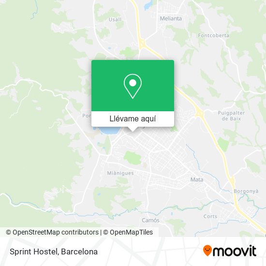 Mapa Sprint Hostel