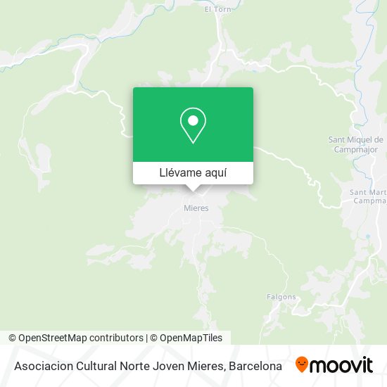 Mapa Asociacion Cultural Norte Joven Mieres