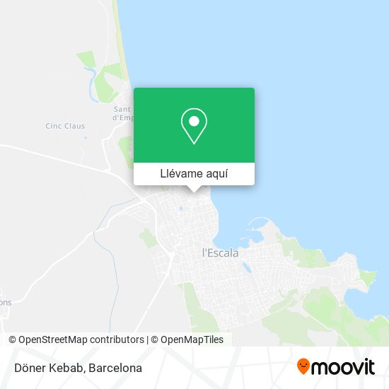 Mapa Döner Kebab