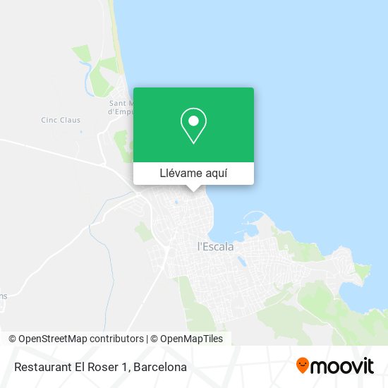 Mapa Restaurant El Roser 1