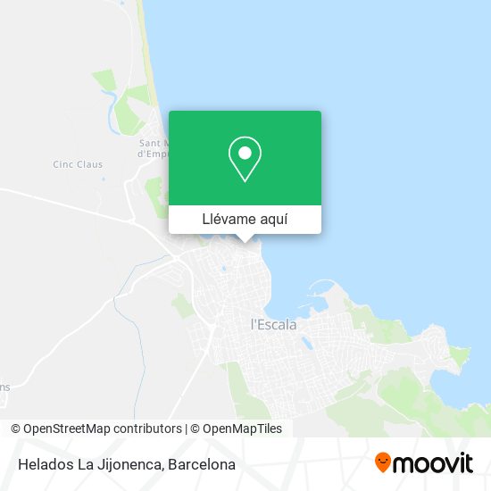 Mapa Helados La Jijonenca