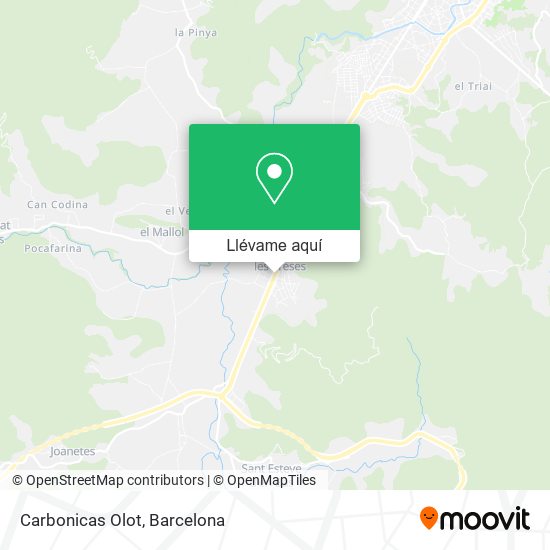 Mapa Carbonicas Olot