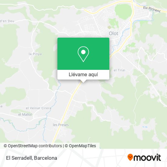 Mapa El Serradell