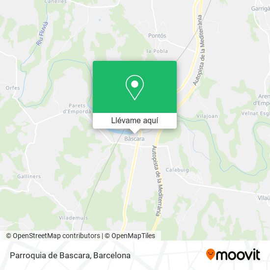 Mapa Parroquia de Bascara
