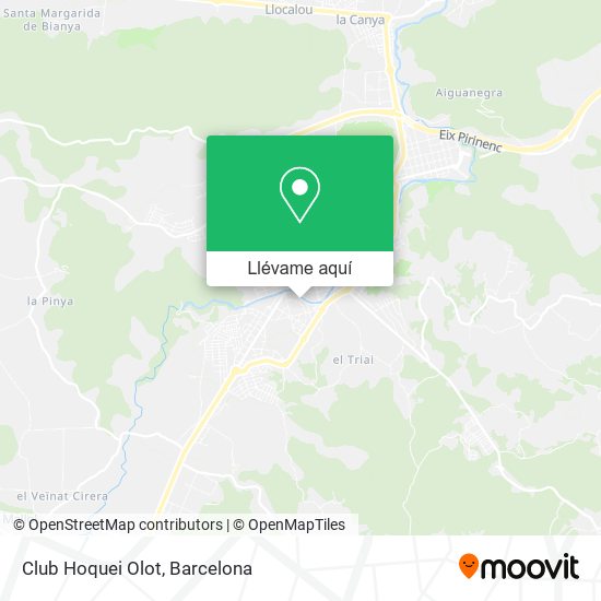 Mapa Club Hoquei Olot
