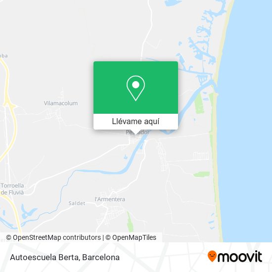 Mapa Autoescuela Berta