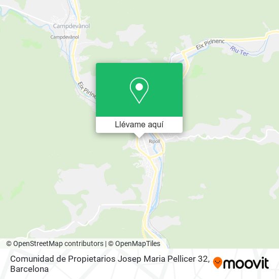 Mapa Comunidad de Propietarios Josep Maria Pellicer 32