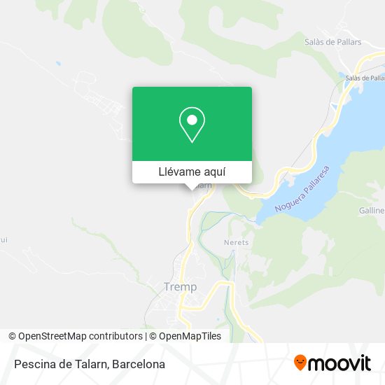 Mapa Pescina de Talarn