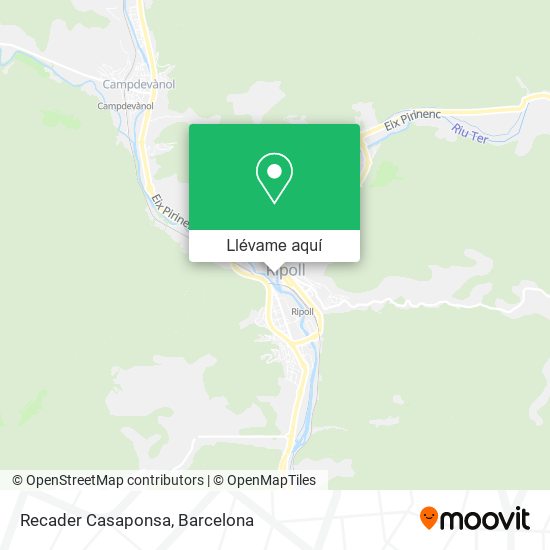 Mapa Recader Casaponsa
