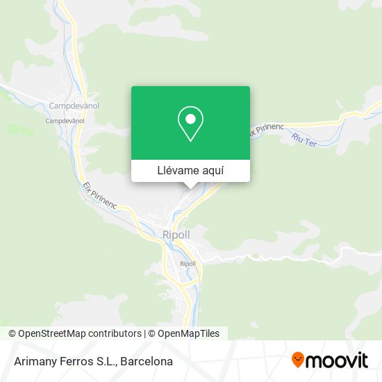 Mapa Arimany Ferros S.L.
