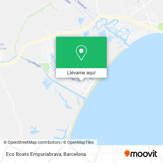Mapa Eco Boats Empuriabrava