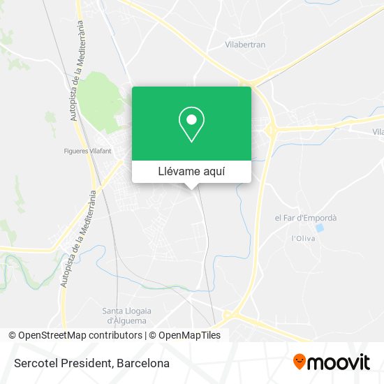 Mapa Sercotel President
