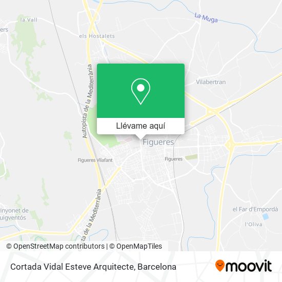 Mapa Cortada Vidal Esteve Arquitecte