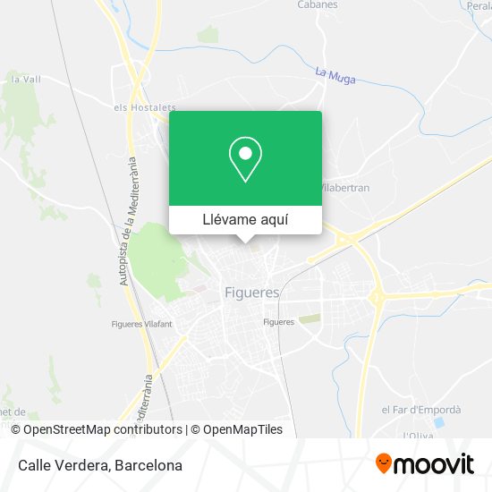 Mapa Calle Verdera