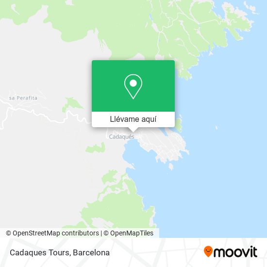 Mapa Cadaques Tours