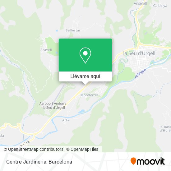 Mapa Centre Jardineria