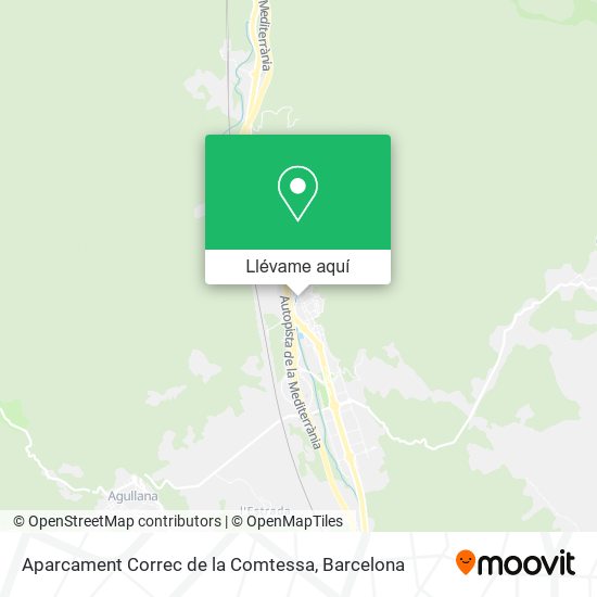 Mapa Aparcament Correc de la Comtessa