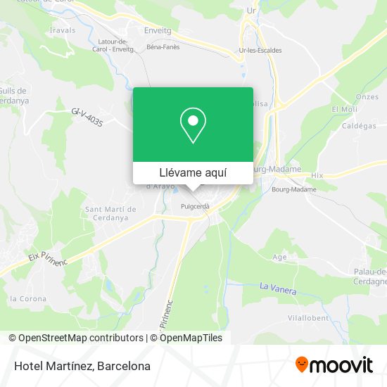 Mapa Hotel Martínez