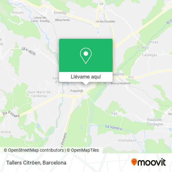Mapa Tallers Citröen