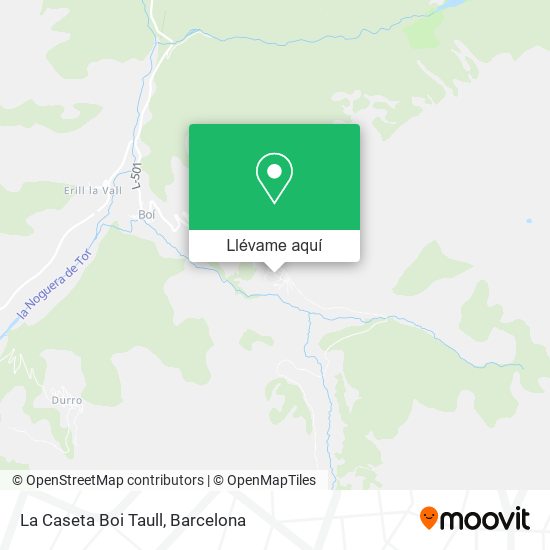 Mapa La Caseta Boi Taull
