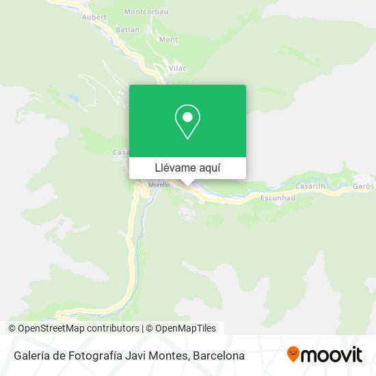 Mapa Galería de Fotografía Javi Montes