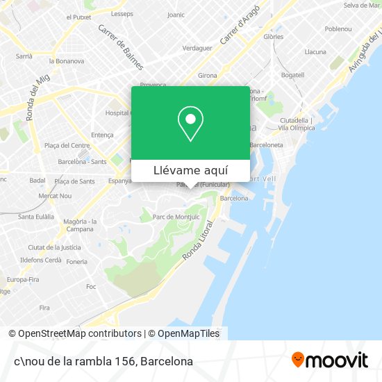 Mapa c\nou de la rambla 156