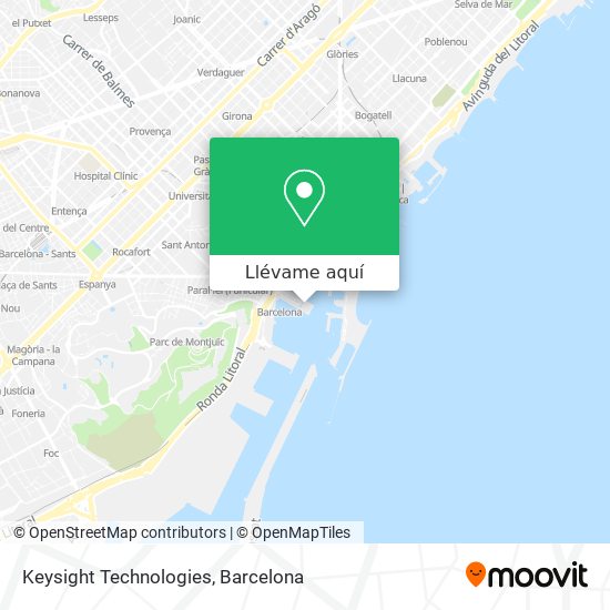 Mapa Keysight Technologies