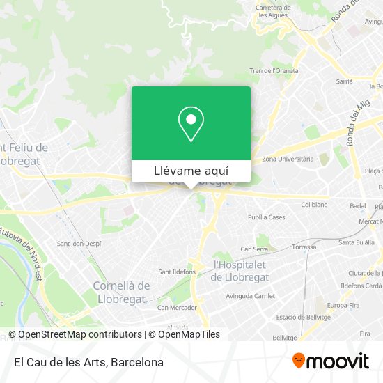 Mapa El Cau de les Arts
