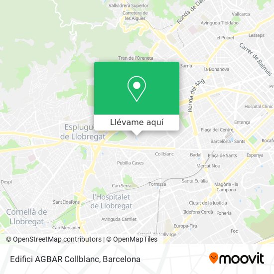Mapa Edifici AGBAR Collblanc