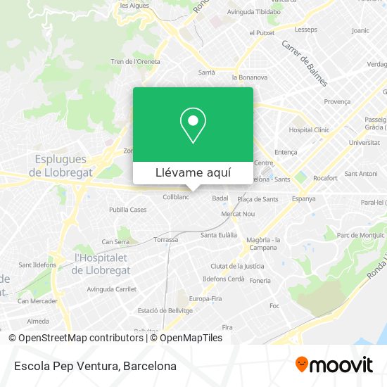 Mapa Escola Pep Ventura