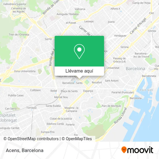Mapa Acens