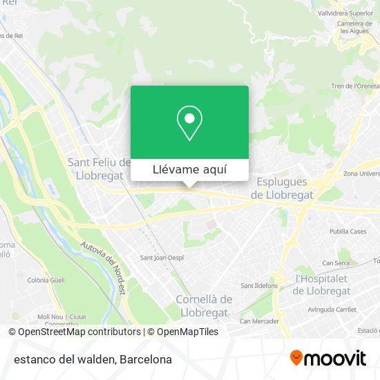 Mapa estanco del walden