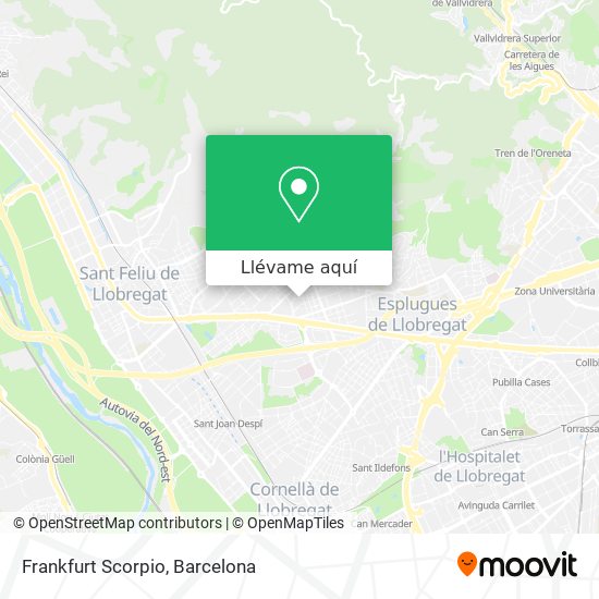 Mapa Frankfurt Scorpio
