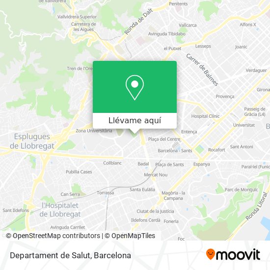 Mapa Departament de Salut