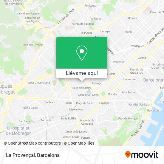Mapa La Provençal