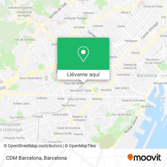 Mapa CDM Barcelona