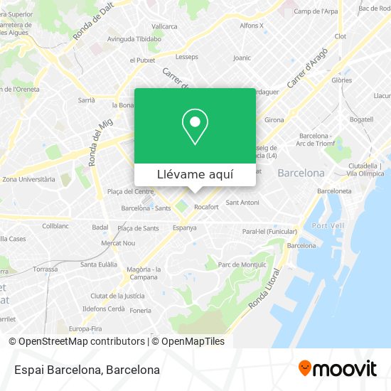 Mapa Espai Barcelona