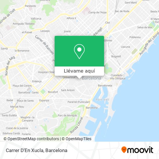 Mapa Carrer D'En Xucla